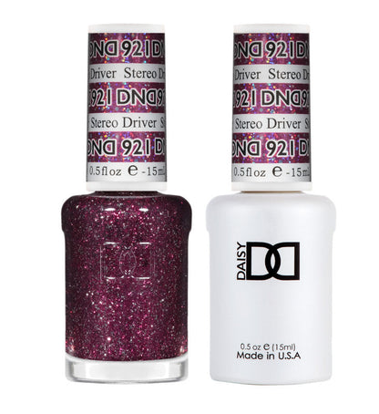 Set DND - Esmalte en gel y esmalte de uñas, 886 Pray For Peach