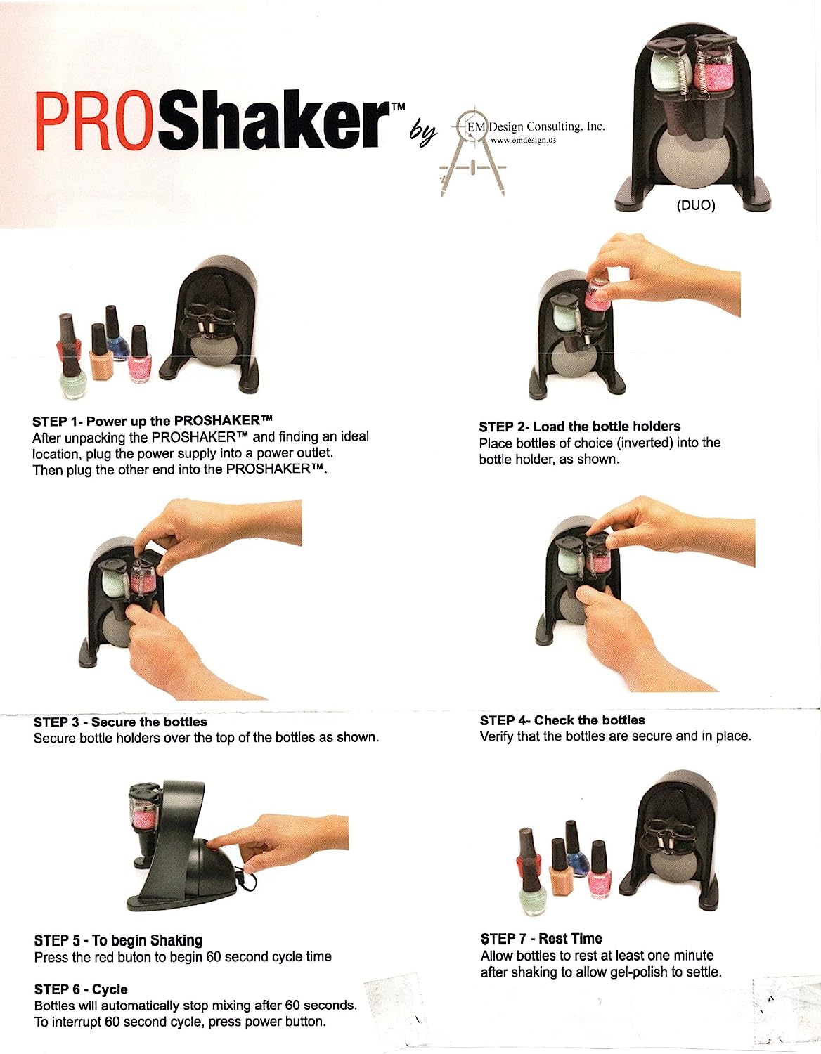 Diseño PROShaker individual