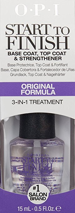 OPI Nail Lacquer Top Base Start To Finish 0.5 oz