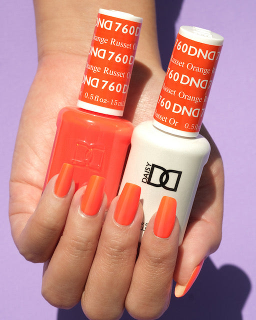 DND Gel Nail Polish Duo - Russet Orange #760