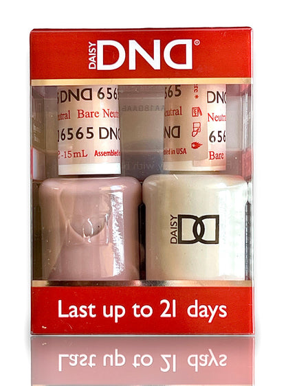 DND Matching Soak off Gel + Esmalte de uñas - Bare Neutral #6565