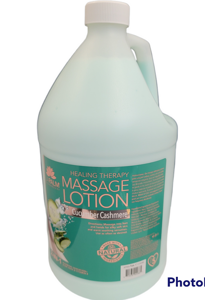 Sữa dưỡng thể massage Collagen Lapalm Healing Therapy Cucumber Cashmere - 2 gallon 