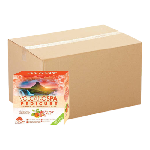 LA PALM Volcano Spa 6 Steps Case of 36 packs - Orange No.5