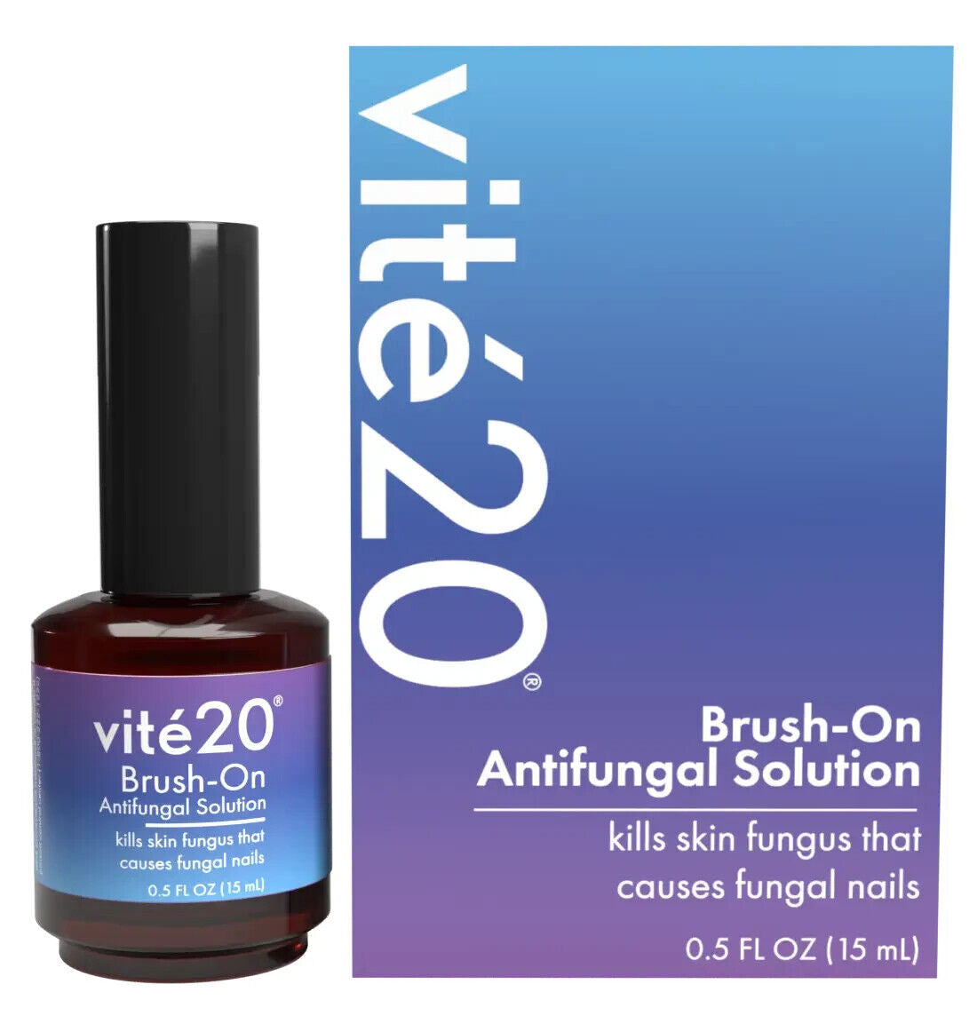 Vite' 20 - Solución antifúngica para cepillo de uñas (paquete de 3) 