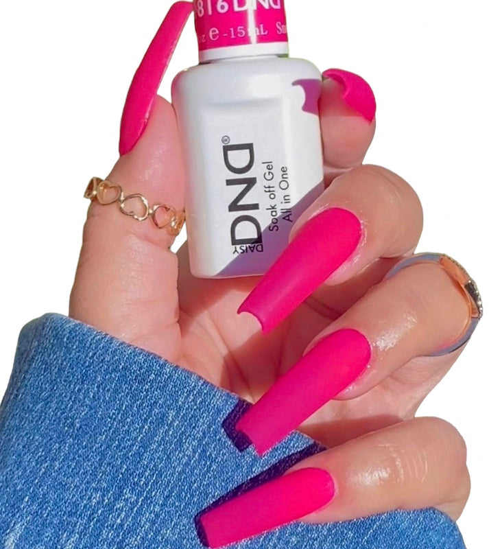 DND Duo Soak Off Gel & Nail Polish - Snowcone #816