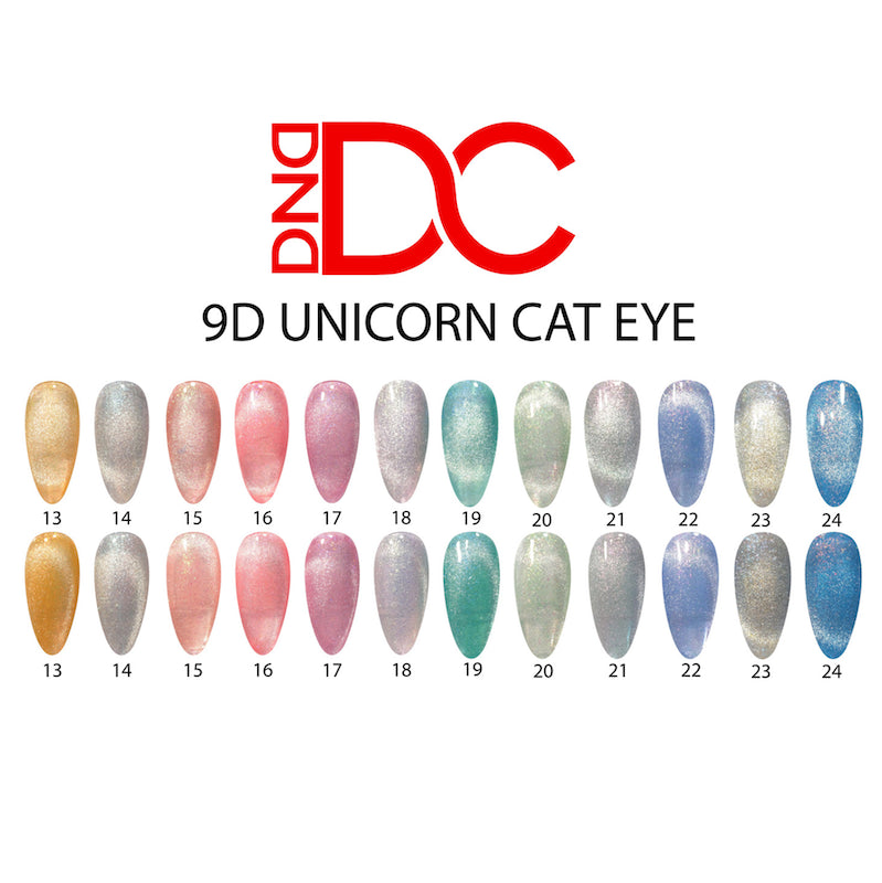 DND DC 9D CatEyes Gel #19 - Tàn nhang Aqua