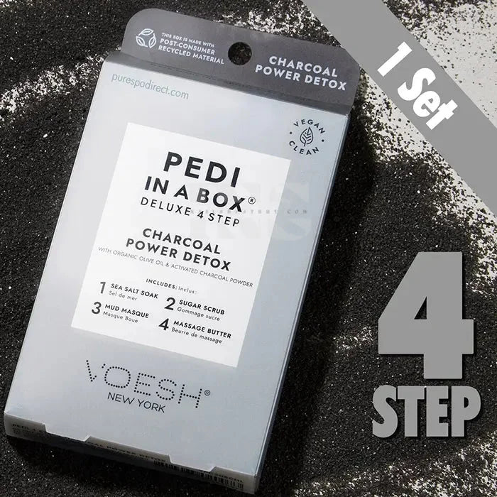 VOESH Pedicura Deluxe En Caja 4 En 1 (Estuche 50 paquetes) - Recarga de Vitaminas 