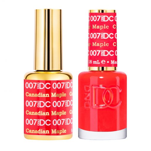 DND DC Gel Nail Polish Duo 007 - Canadian Maple