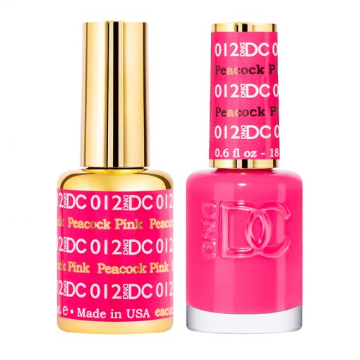 DND DC Gel Nail Polish Duo 012 - Peacock Pink