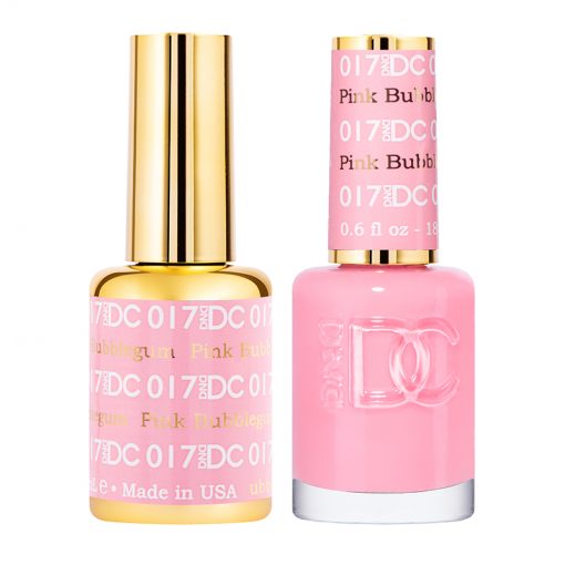 DND DC Gel Nail Polish Duo 017 - Pink Bubblegum