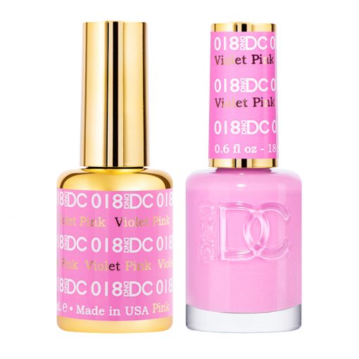 DND DC Gel Nail Polish Duo 018 - Violet Pink