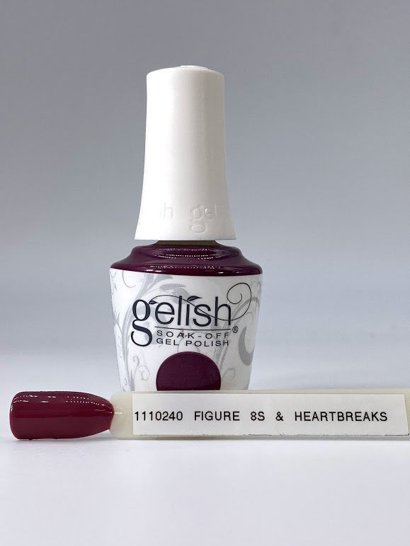 Harmony Gelish Manicura Soak off Gel Polish Color - Figura 8S y Heartbreaks #1110240
