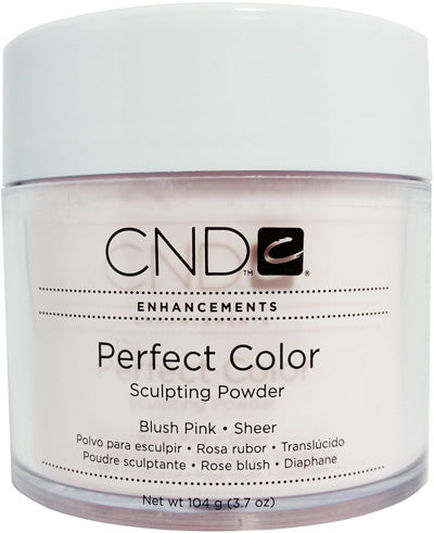 CND Perfect color sculpting acrylic Manicure nail powder - BLUSH PINK (SHEER) 3.7OZ