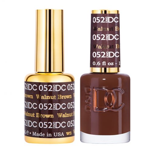 DND DC Gel Nail Polish Duo 052 - Walnut Brown