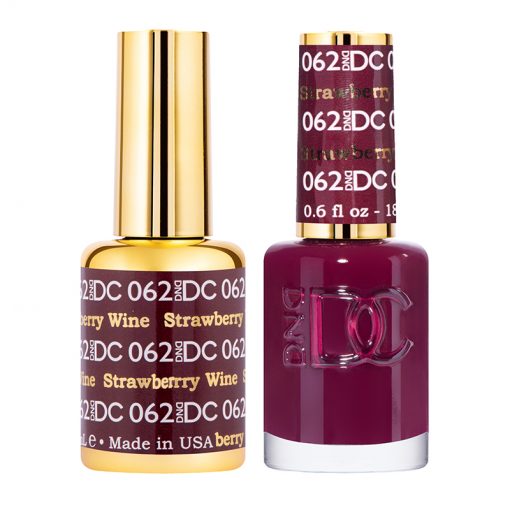 DND DC Gel Nail Polish Duo 062 - Strawberry Wine