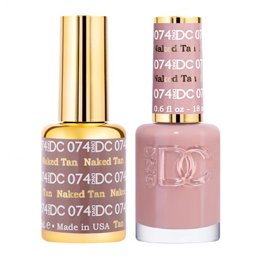 DND DC Gel Nail Polish Duo 074 - Naked Tan