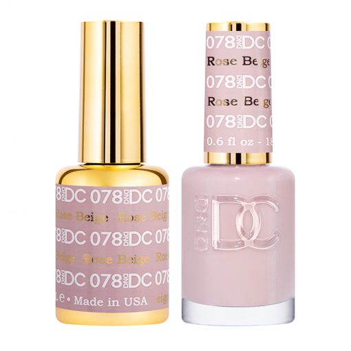 DND DC Gel Nail Polish Duo 078 - Rose Beige