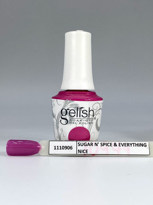 Harmony Gelish Manicure Soak off Gel Polish Color - Sugar N' Spice & Everything Nice #1110906