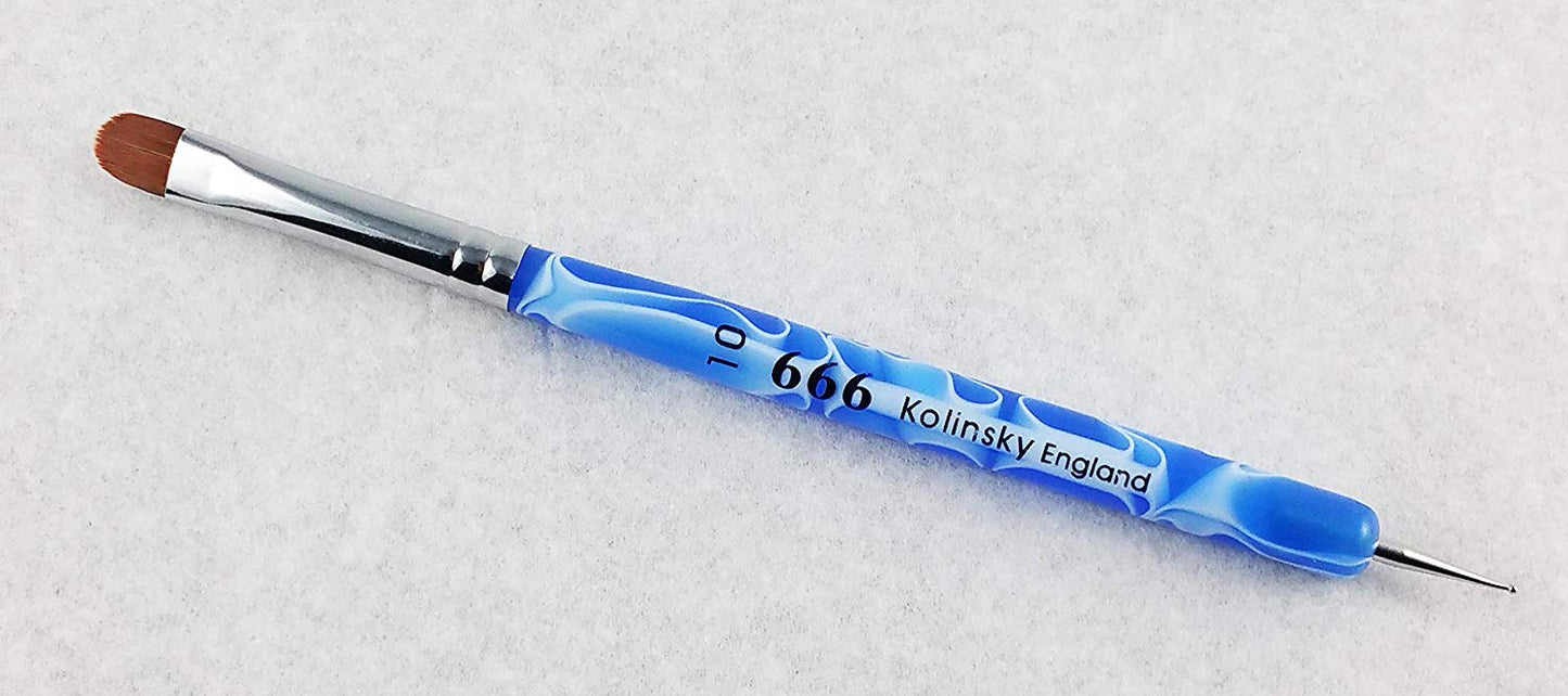 French Brush with DOT - 666 Kolinsky England - Size #10