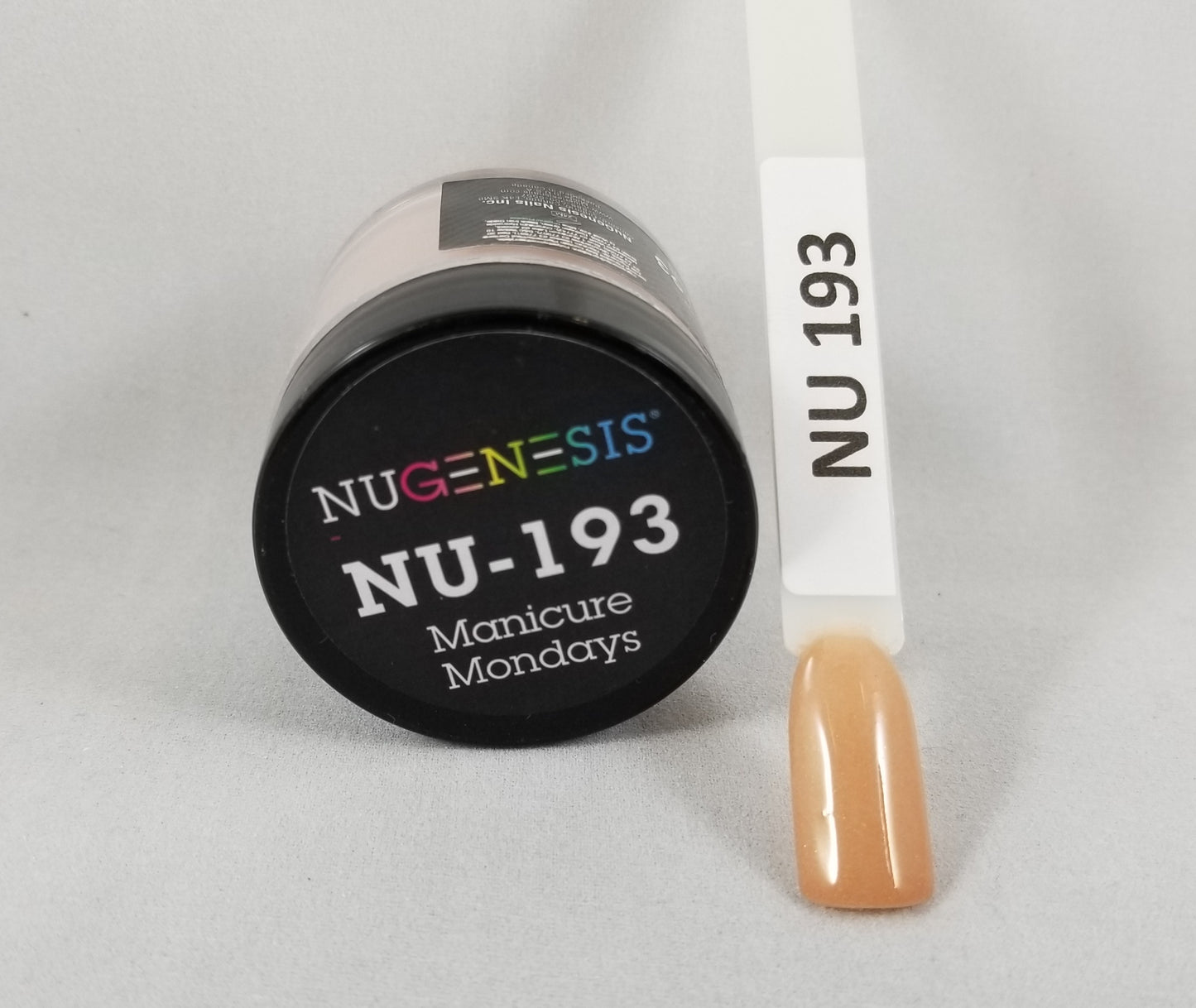 NuGenesis Colores en polvo para inmersión de uñas, frasco de 2 oz/43 g (NU187 - 220) 