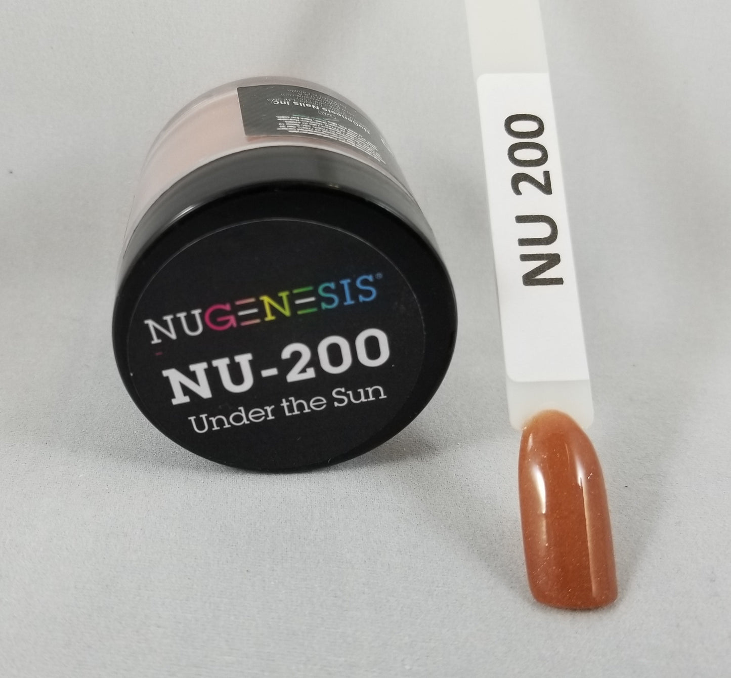 NuGenesis Colores en polvo para inmersión de uñas, frasco de 2 oz/43 g (NU187 - 220) 