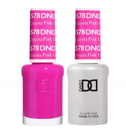 DND Gel Nail Polish Duo 578 - Crayola Pink