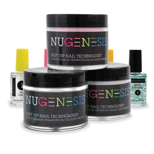 NuGenesis Manicure Nail Dipping Powder - Starter French Kit