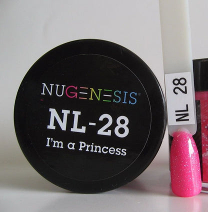 NuGenesis Nails Dipping Powder GLITTERS Tarro de 2oz/43gr 