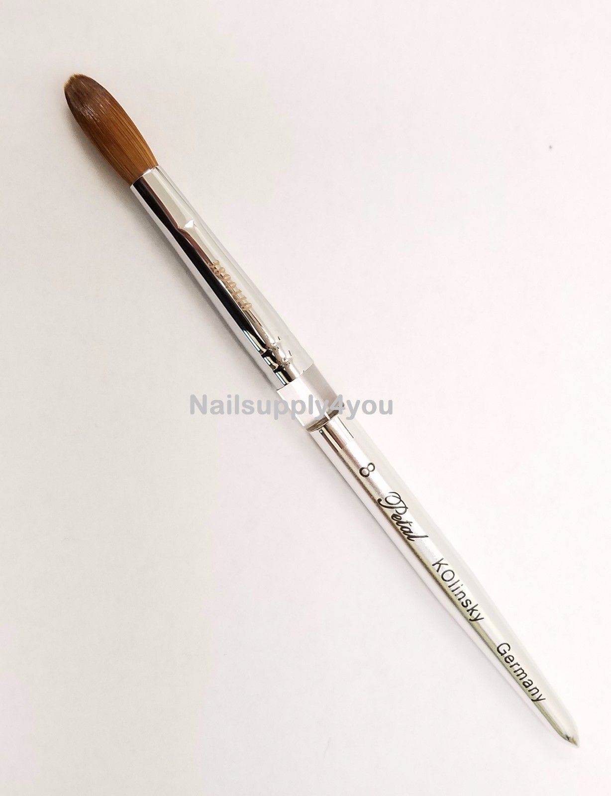 Acrylic Nail Brush Manicure Powder - Petal Kolinsky Silver Handle (CRI –  Four Seasons Beauty Supply