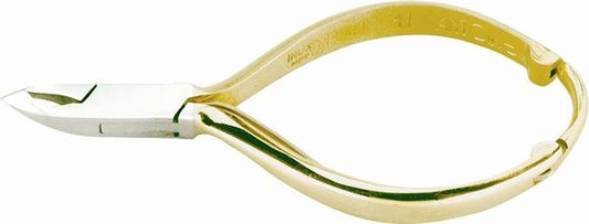 “Antoine” Gold Finish “Cobalt Acrylic” Nippers No 11 (1/2 Jaw)