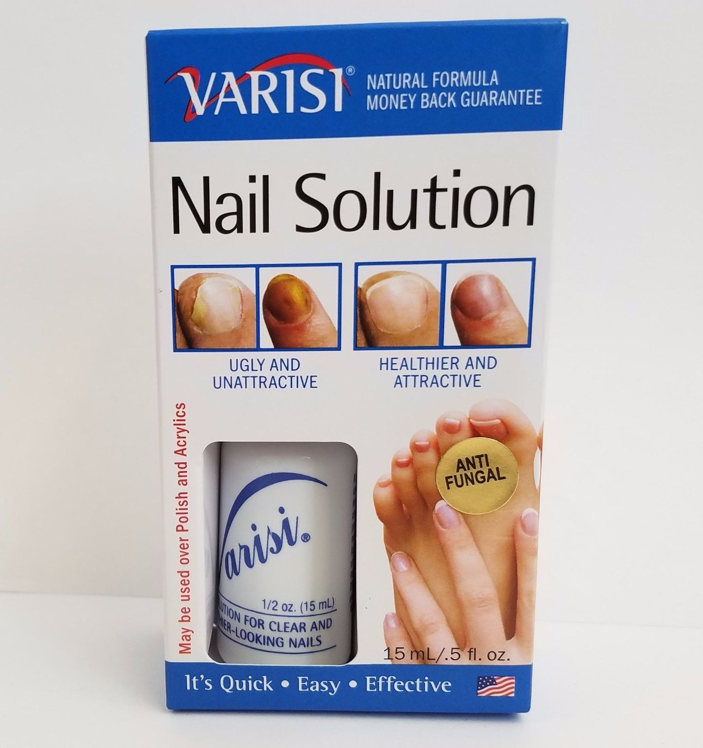 Varisi Nail Solution For Nail Fungus Kill Fungus 0.5oz/15ml
