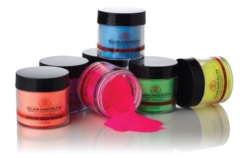 Glam&Glits Nails design Acrylic Powder Colors - 1oz/28g (Made in USA)