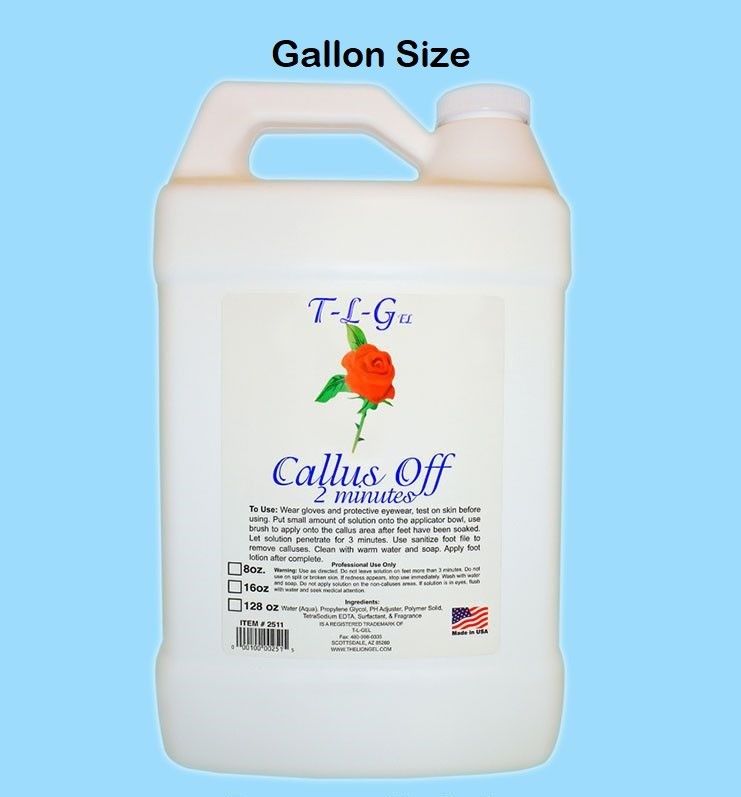 T-L-Gel (USA)- Callus Off- 2 Minutes - CALLUS REMOVER - 1 gallon