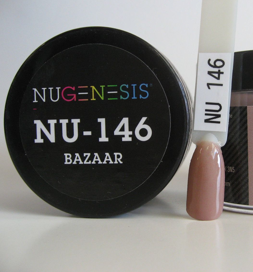 NuGenesis Manicura Nail Color Dipping Powder 2oz/43g tarro (NU121 - 186) - Elige tu color 