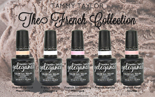 Tammy Taylor Nails -ESmalte en gel remojo "THE FRENCH COLLECTION"- 5 colores 
