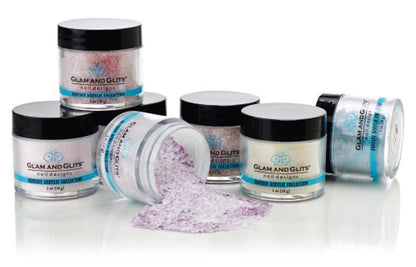 FANTASY ACRYLIC Color Powder - Glam &amp; Glits - 1oz/Tarro - Elige tus colores 