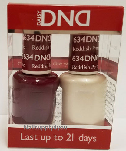 DND Matching Soak Off Gel and Nail Polish (#622 - #637)