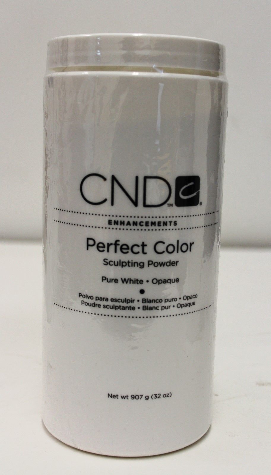 CND - Manicura de uñas Perfect Color Sculpting White Powder 32oz/907g 