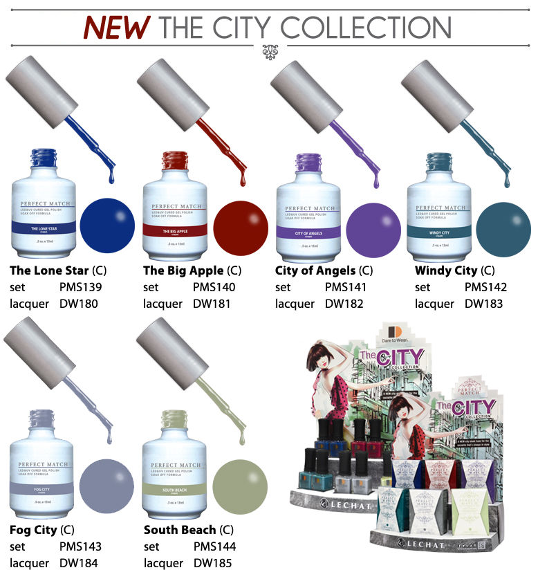 LeChat Perfect Match - "THE CITY" Collection - Duo set 6 Colors