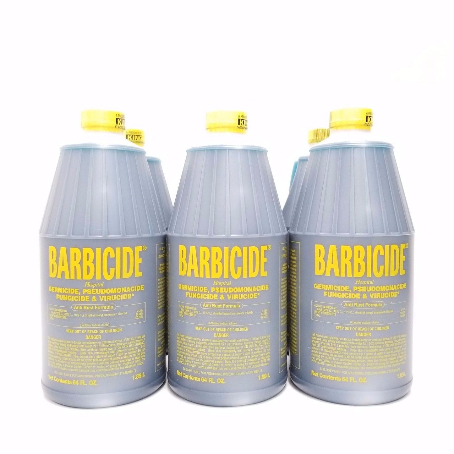 Pack of 6 - Barbicide Hospital Germicide Anti-Rust Formula - 64oz (Half Gallon)