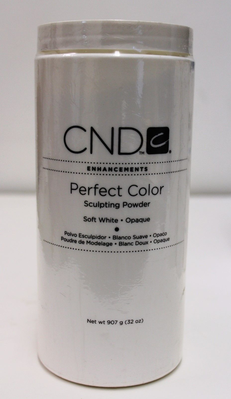 CND - Manicura de uñas Perfect Color Sculpting White Powder 32oz/907g 