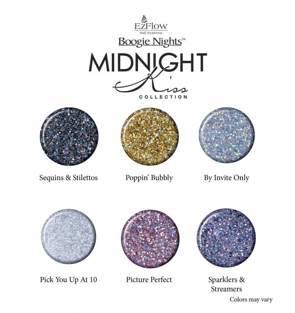 EzFlow Boogie Nights - MIDNIGHT KISS Collection 0.75oz/21g - Choose Your Colors