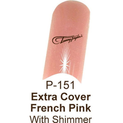 French pink with shimmer