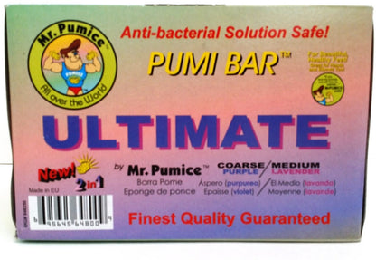LOT of 12 - Mr. Pumice PUMI BAR ULTIMATE 2 IN 1 COARSE Purple/ MEDIUM Lavender