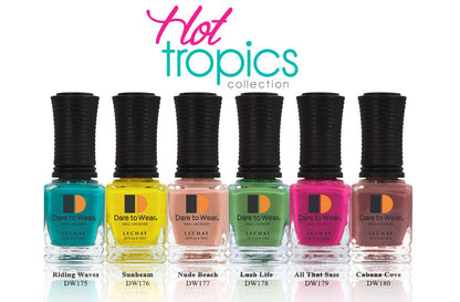 LECHAT Dare to Wear Nail Polish - Hot Tropics Collection (6 Colors)