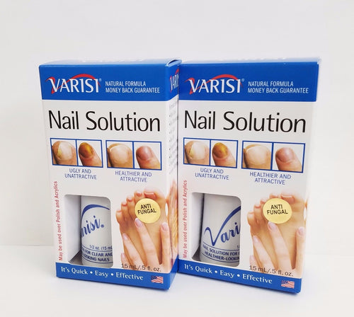 Pack of  2 - VARISI NAIL SOLUTION For Nail Fungus - 0.5oz/15ml