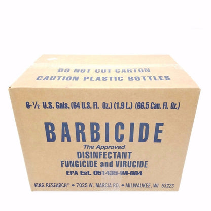 Paquete de 6 - Fórmula antioxidante germicida Barbicide Hospital - 64 oz (medio galón) 