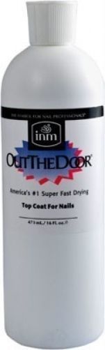 INM Out The Door - RECARGA de capa superior para uñas de secado súper rápido 16oz/473ml 