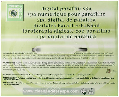 Clean&Easy Digital Paraffin Warmer  Free 6lbs Peach  Wax refill