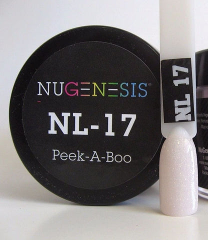 NuGenesis Nails Dipping Powder GLITTERS Tarro de 2oz/43gr 